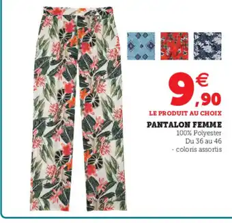 Hyper U Pantalon Femme offre