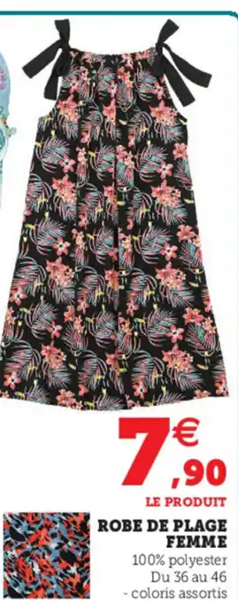 Hyper U Robe De Plage Femme offre