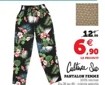 Hyper U Pantalon Femme offre