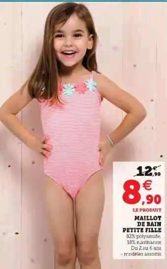 Hyper U Maillot De Bain Petite Fille offre