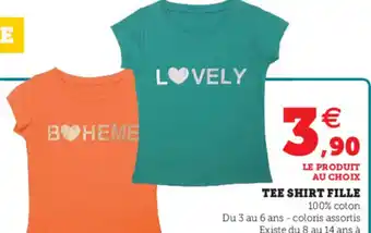 Hyper U Tee Shirt Fille offre