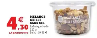 U Express Melange grille sans sel offre