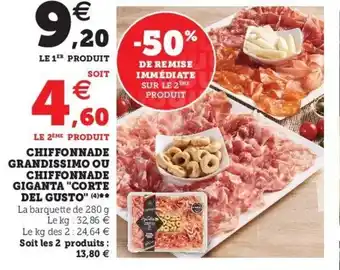 Chiffonnade grandissimo ou chiffonnade giganta "corte del gusto"