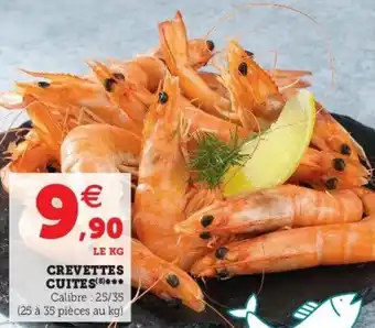U Express Crevettes cuites offre