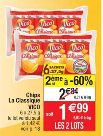 Cora x Carrefour VICO chips la classique offre
