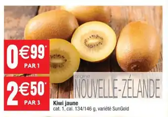 Cora x Carrefour Kiwi jaune offre