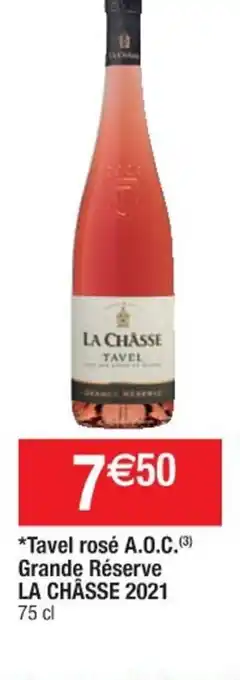 LA CHASSE 2021 tavel rosé A.O.C. grande réserve