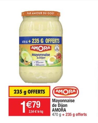 Cora x Carrefour AMORA mayonnaise de dijon offre