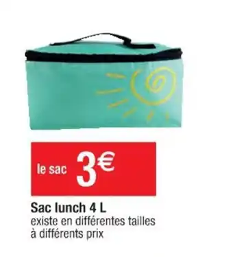Cora x Carrefour Sac lunch 4 L offre