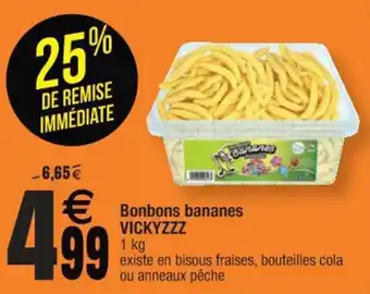 Cora x Carrefour VICKYZZZ bonbons bananes offre