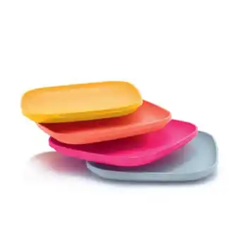 Tupperware 4 assiettes pique-nique eco+ offre