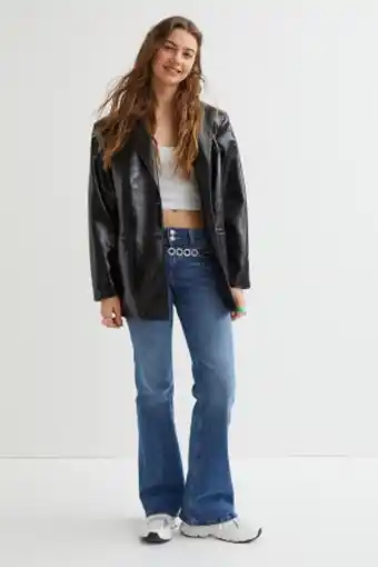 Blazer Ă fermeture droite