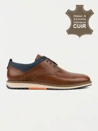 DistriCenter Chaussures marron et navy homme (41-46) offre