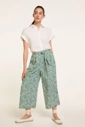 Pantalon culotte imprimé