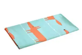 Drap mr fox percale 100% coton celadon