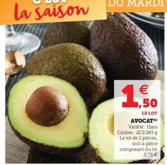 Super U Avocat offre