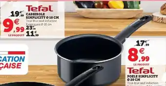 Tefal Casserole Simplicity 18cm