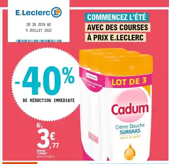 E.Leclerc Douche Cadum offre
