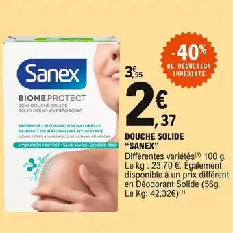 E.Leclerc Sanex Douche Solide offre