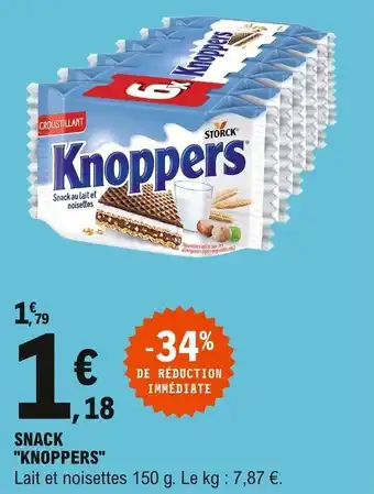 E.Leclerc Snack Knoppers offre