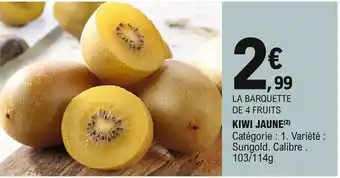 E.Leclerc Kiwi jaune offre