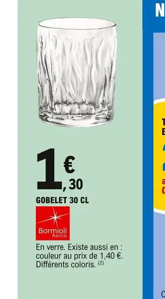 E.Leclerc Gobelet 30cl offre
