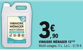 E.Leclerc Vinaigre Ménager 12 offre