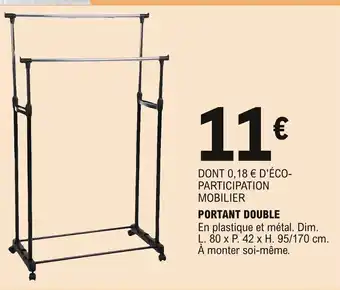 E.Leclerc Portant Double offre