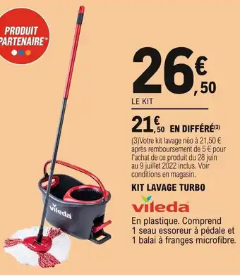 Vileda Kit Lavage Turbo