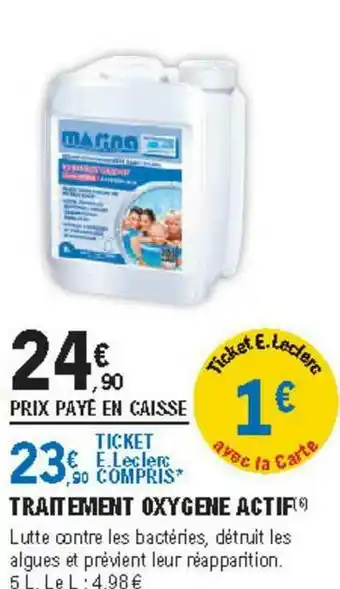 E.Leclerc Brico Traitement Oxygene Actif offre