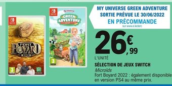 E.Leclerc Sélection de Jeux Switch offre