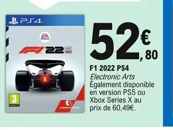 E.Leclerc F1 2022 PS4 offre