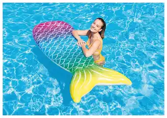 Hyper U Intex matelas sirente arc en ciel offre