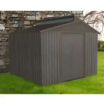 Gamm vert Abri de jardin métal aspect bois 7,25 m² ep. 0,30 mm offre