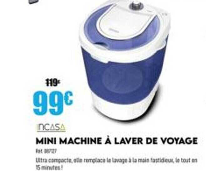 Promo Mini Machine à Laver De Voyage Incasa chez Narbonne accessoires