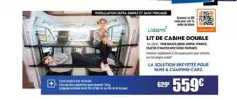 Narbonne accessoires Lit De Cabine Double Lidami offre
