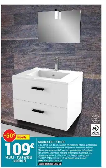 Bricorama Meuble Lift 2 Plus offre