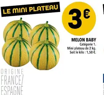 Supeco Melon Baby offre