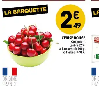 Supeco Cerise Rouge offre