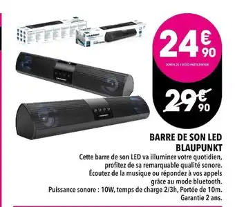 Supeco Barre de Son Led Blaupunkt offre