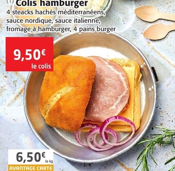 Colruyt Colis Hamburger offre