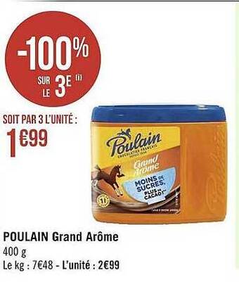 Géant Casino Poulain Grand Arôme offre