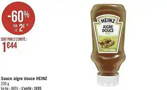Géant Casino Sauce Aigre Douce Heinz offre