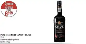 Géant Casino Porto Rouge Cruz Tawny offre
