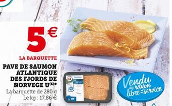 U Express U pave de saumon atlantique des fjords de norvege offre