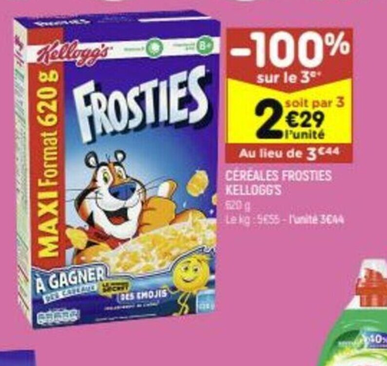 Promo Kellogg's Céréales Frosties chez Leader Price