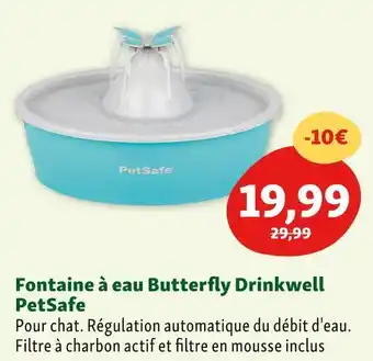 Maxi Zoo Petsafe fontaine à eau butterfly drinkwell offre