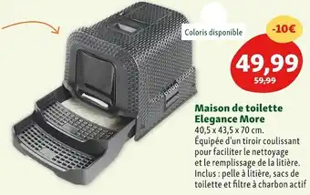 Maxi Zoo Elegance more maison de toilette offre