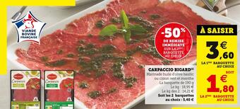 U Express Bigard carpaccio offre