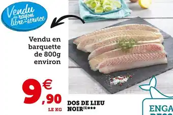 Super U Dos de lieu noir offre